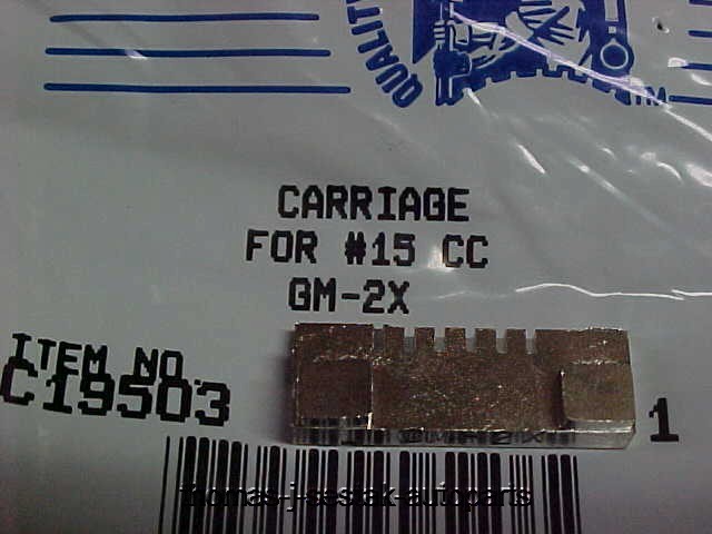 New GM-2X Carriage Curtis Clipper 15 Locksmith Key