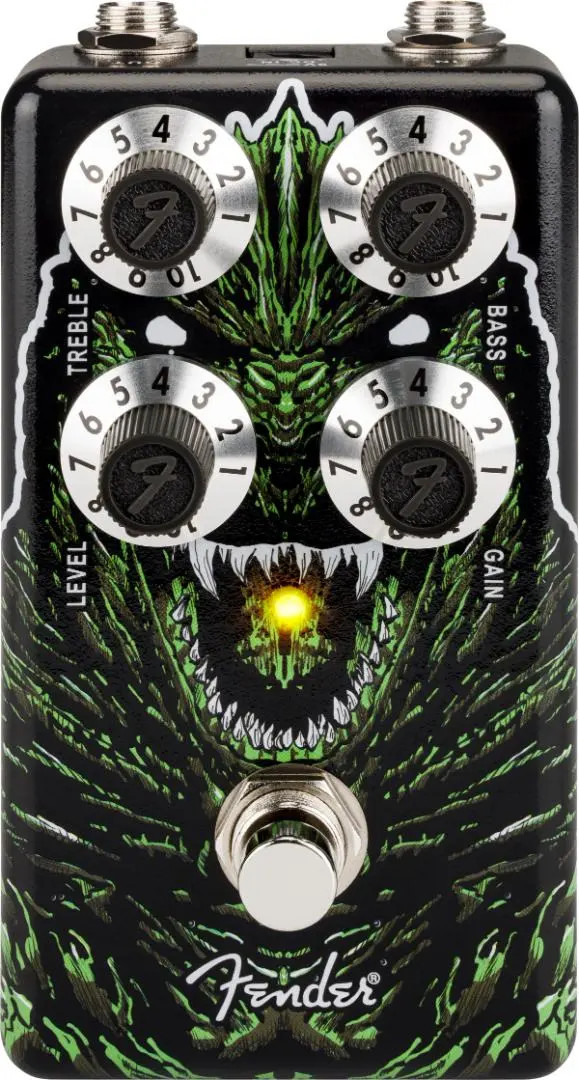 Fender Godzilla Distortion Japan Limited Guitar Effect Pedal Brad new
