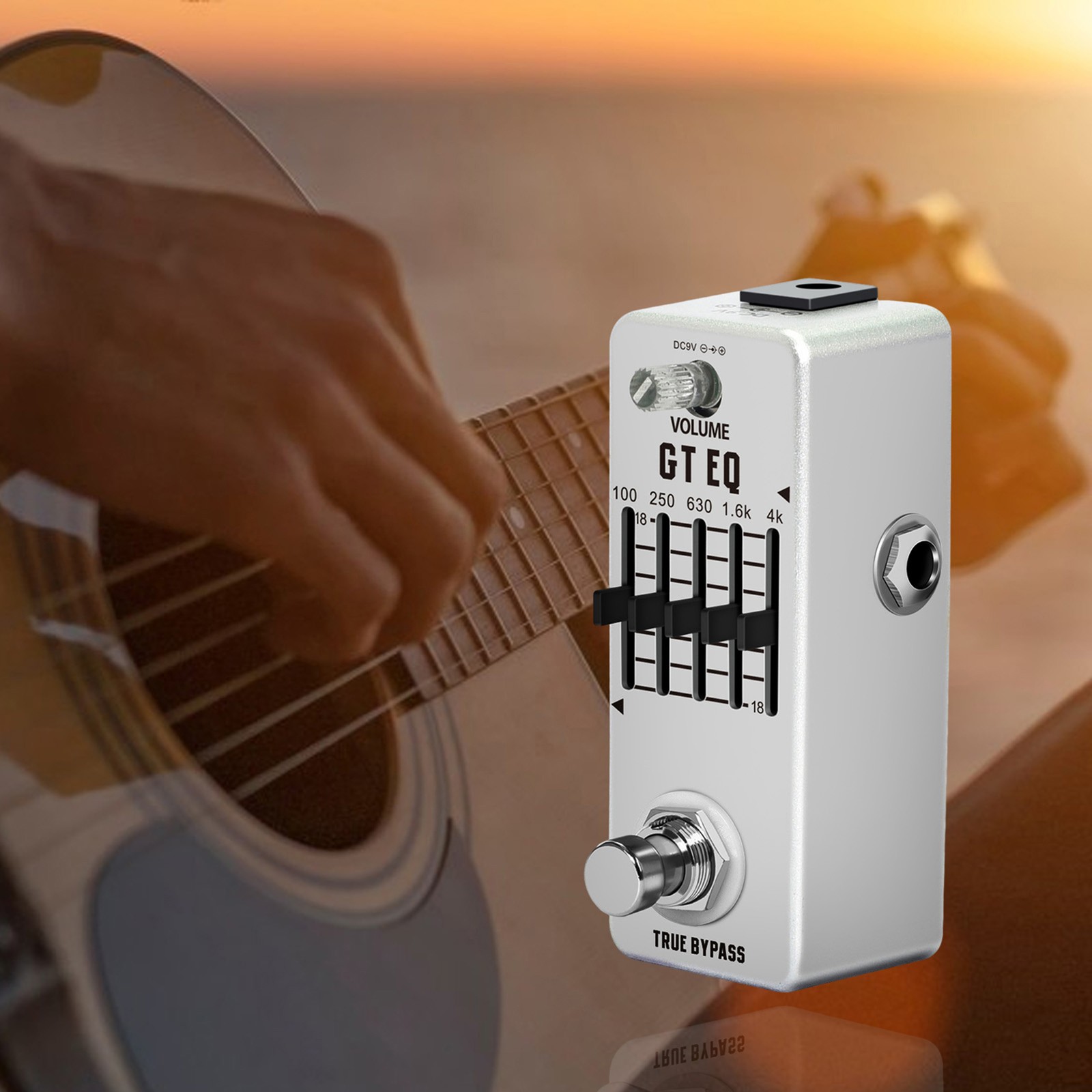 Rowin EQ Pedal Compact Design 5-Band Equalizer For Electric Guitar Recommended