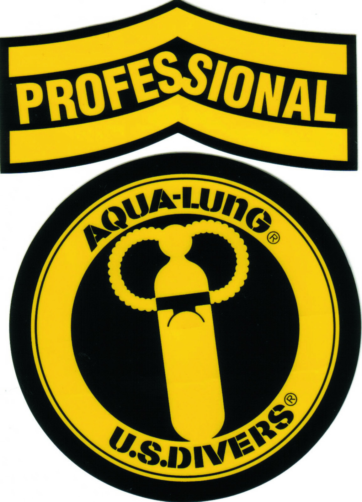 New 8 inch Professional Aqua Lung US Divers decal sticker!