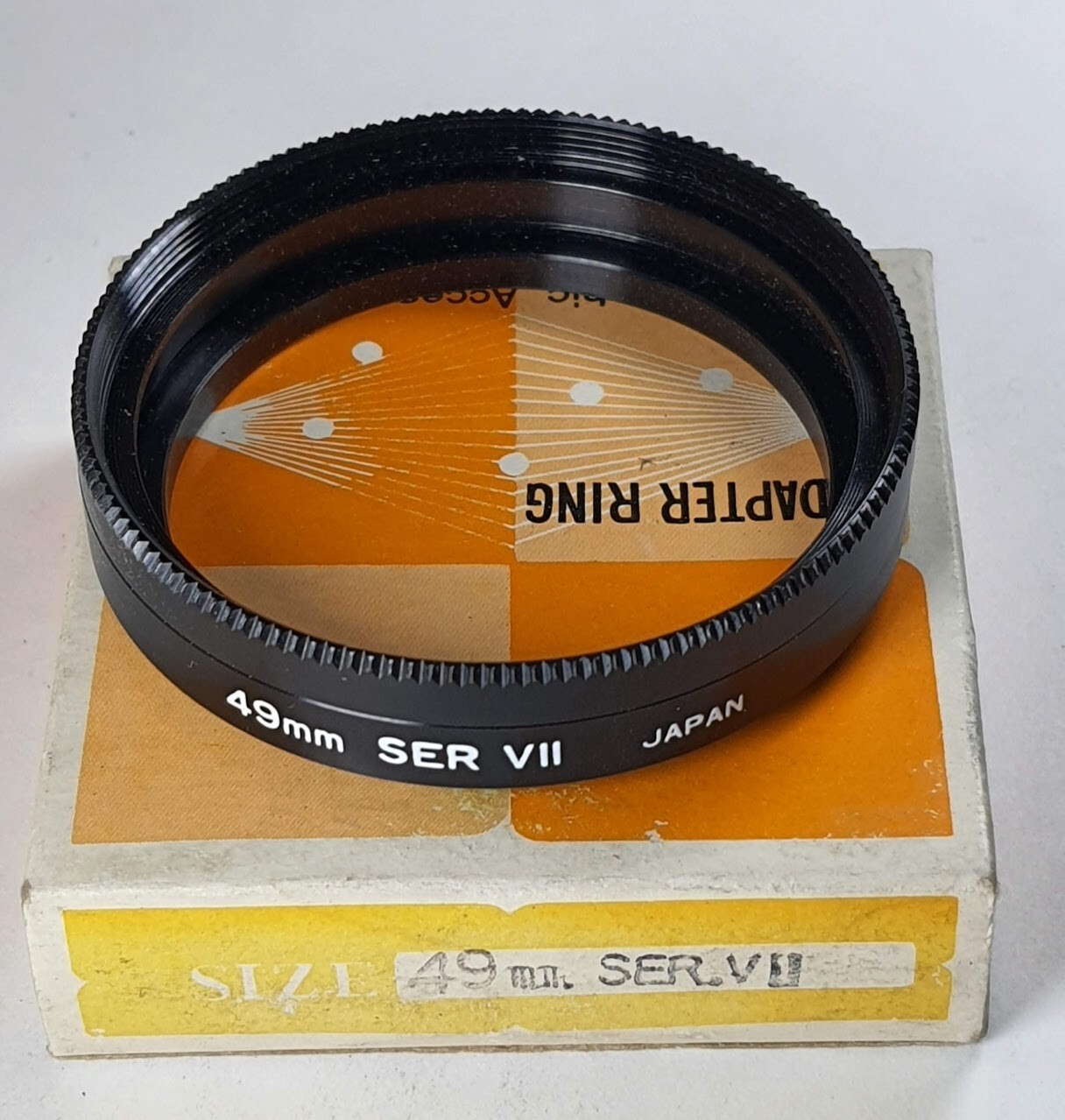 49mm to SERIES 7 Vii Lens Filter Holder Adapter Metal Ring 49mm-SER7 49-S-7 NOS