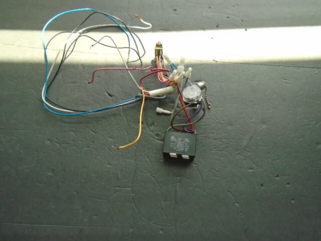 HAMPTON CEILING FAN WIRING HARNESS SWITCHES/PARTS/CAP C61