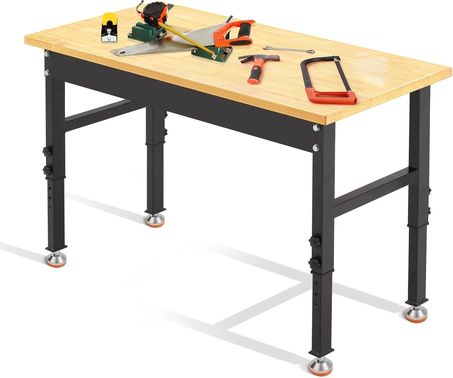 48 * 20" Adjustable Workbench 2000 LBS Load Capacity Heavy Duty Workstation