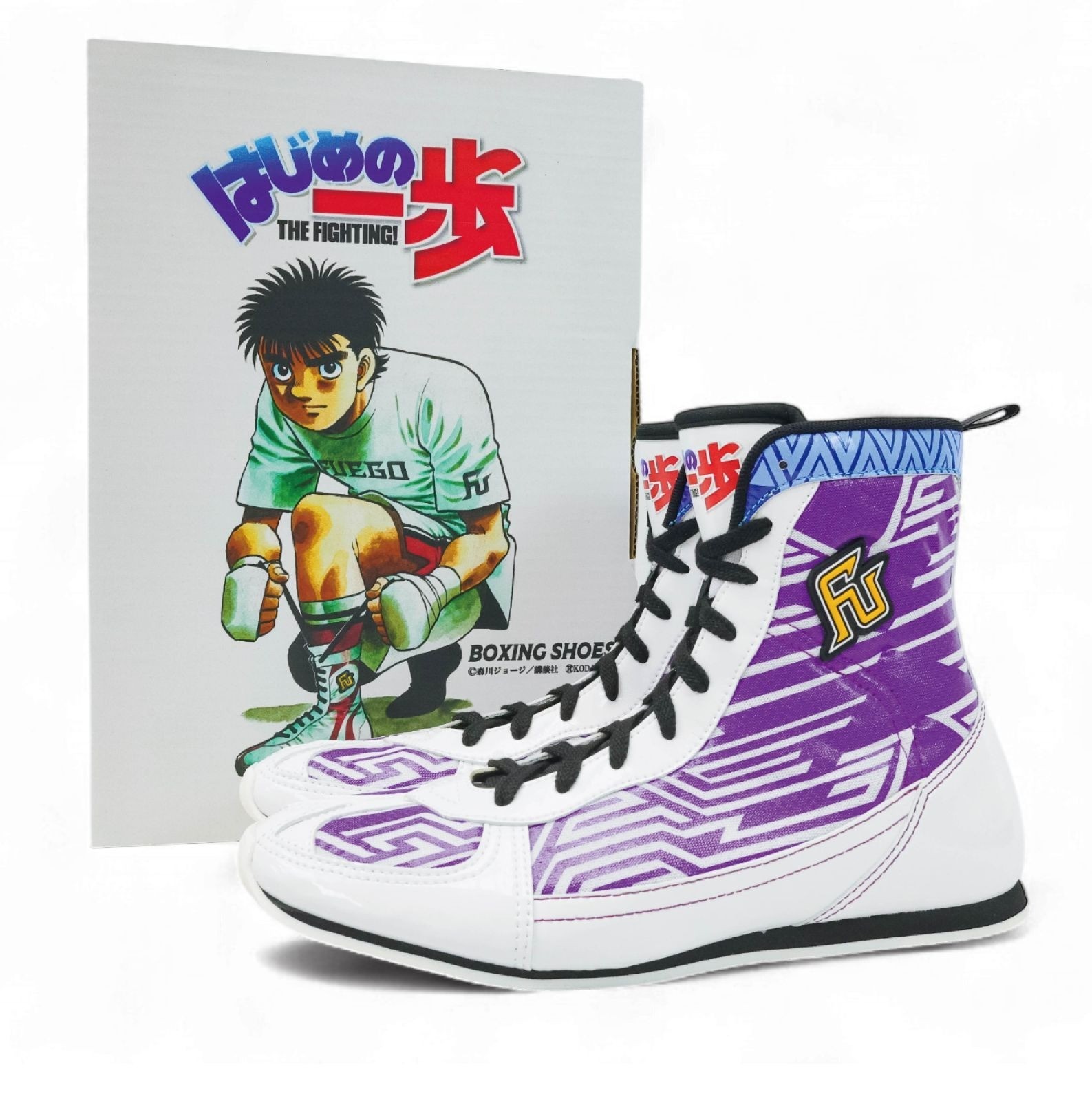 Fighting Spirit x FUEGO Boxing Shoes 2nd ( Manabu Itagaki Ver ) Hajime no Ippo
