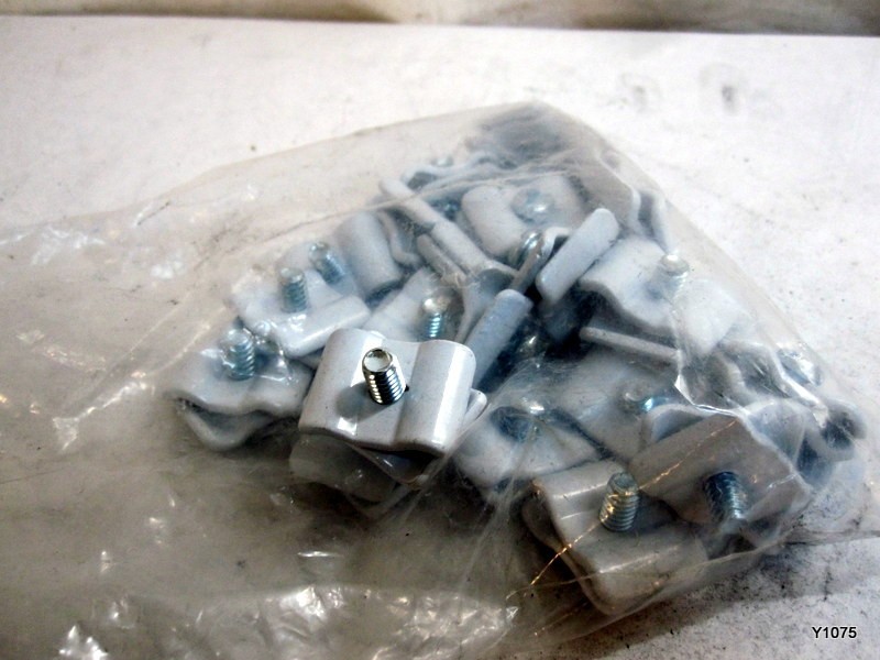 25Pcs Grid Wall Joining Clips Connectors  white