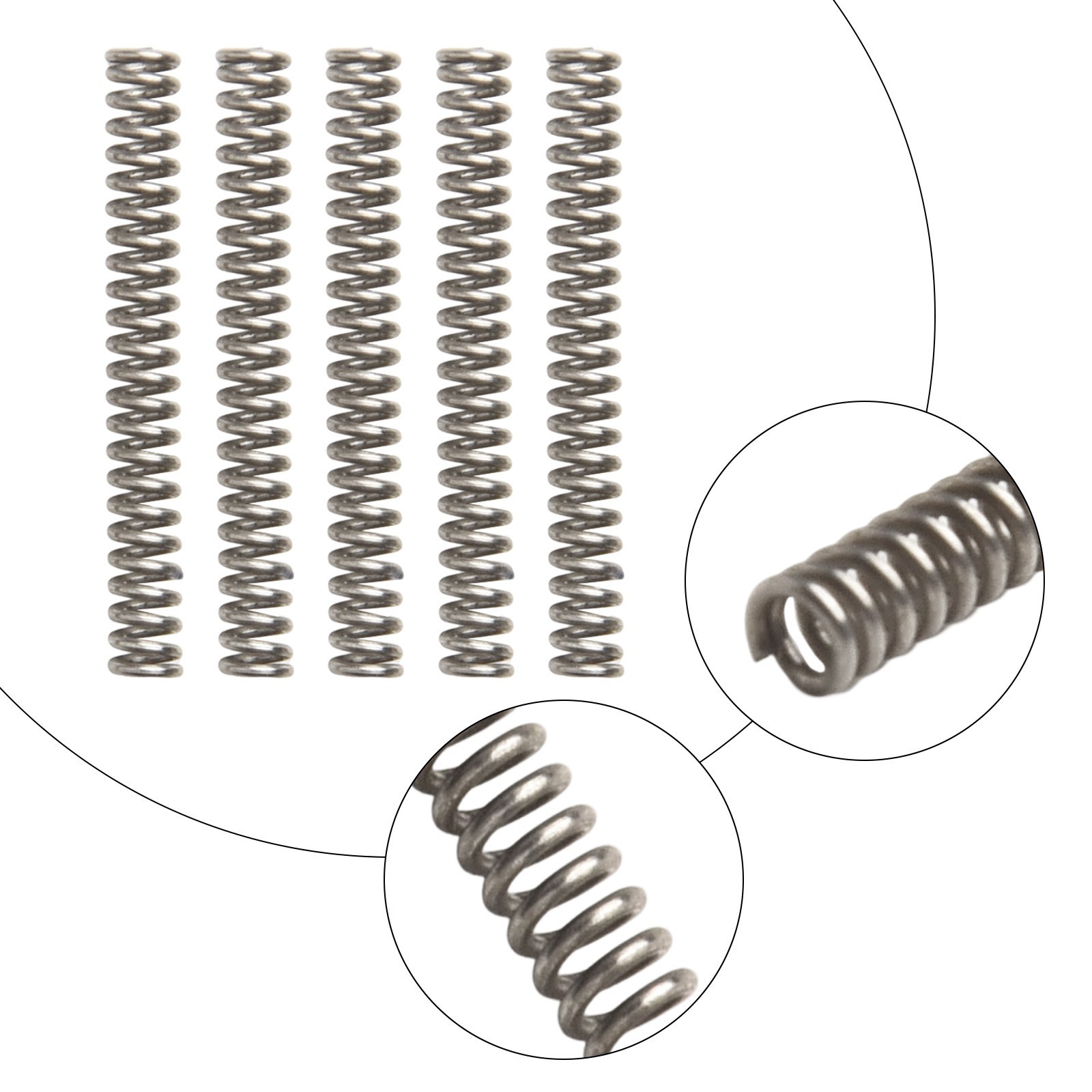 Reel Parts Repair 2.8cm/1.1inch Length 4mm/0.16 Diameter 5g 5pcs Good Elasticity