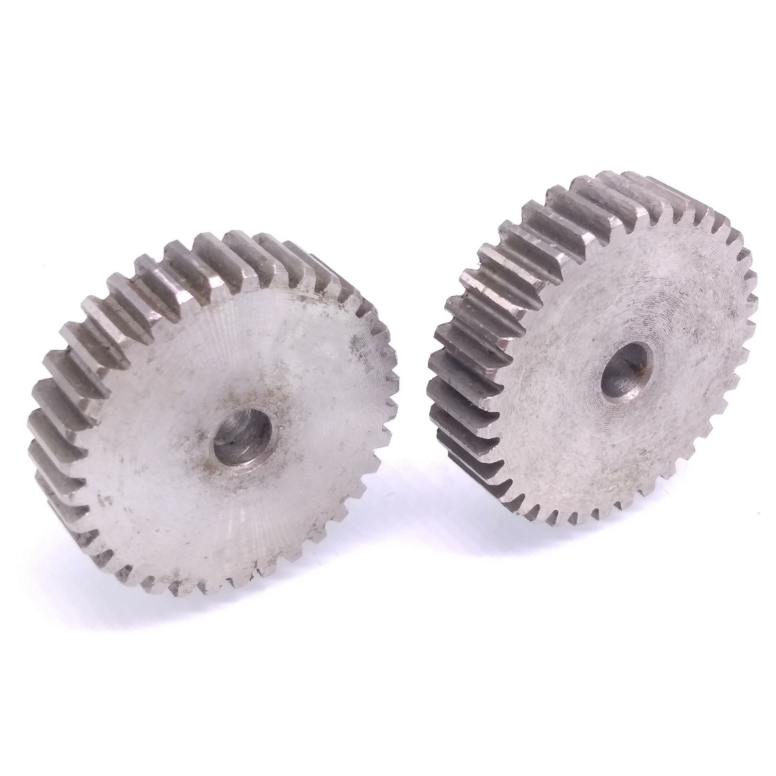 2pcs 1 Mod 35T Spur Gear 45# Steel Motor Pinion Gear Thickness 10mm