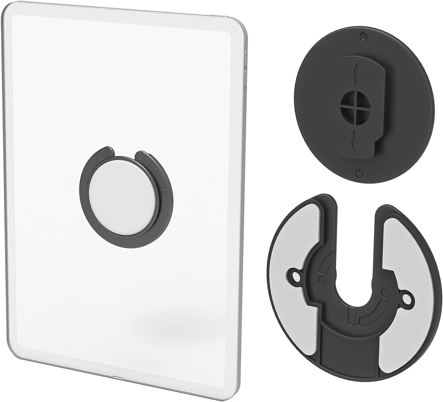Adjustable Universal Tablet Wall Mount Holder for iPad, Kindle, E-Readers (2-Pac