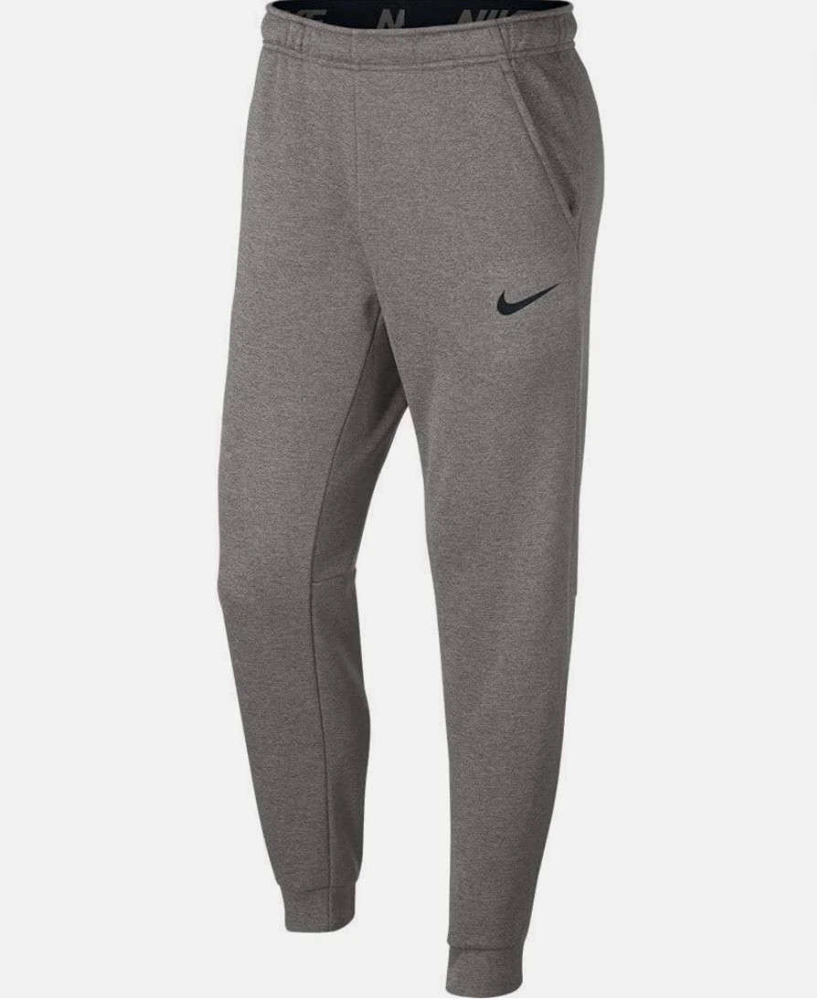 Nike Men's Therma Dri-FIT Training Sweatpants Joggers Taper Gray - Size Small