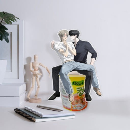 Webtoon MD [ No Return After Use 사반불 ] Acrylic Noodle Stopper 누들 스토퍼 (BEONGD327)