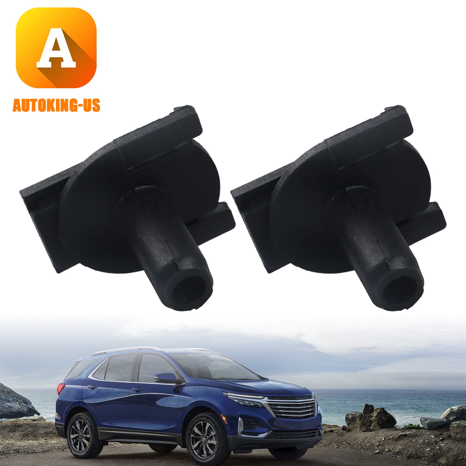 2Pcs Radiator mounting Sleeve for Chevrolet Equinox 2018-2023 GMC Terrain