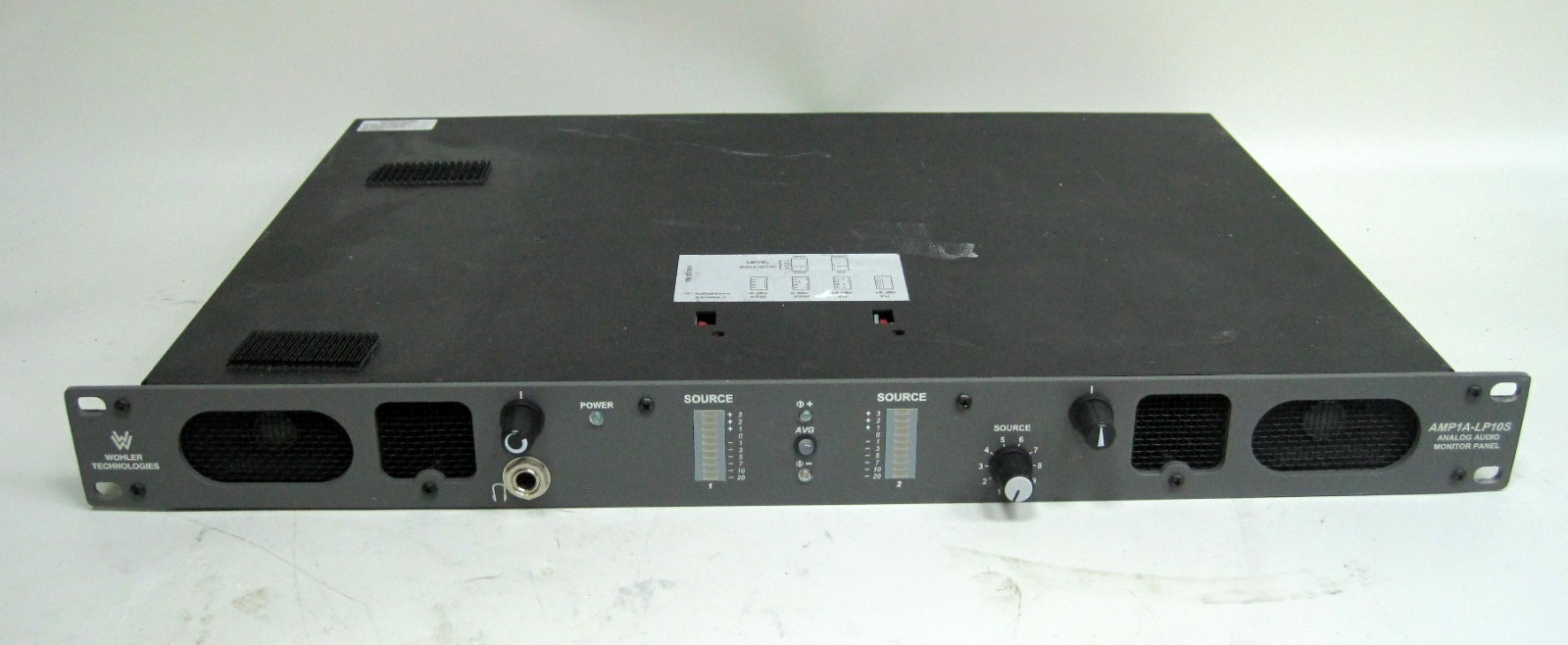 Wohler Technologies AMP1A-LP  2-Channel Analog Audio Monitor Panel