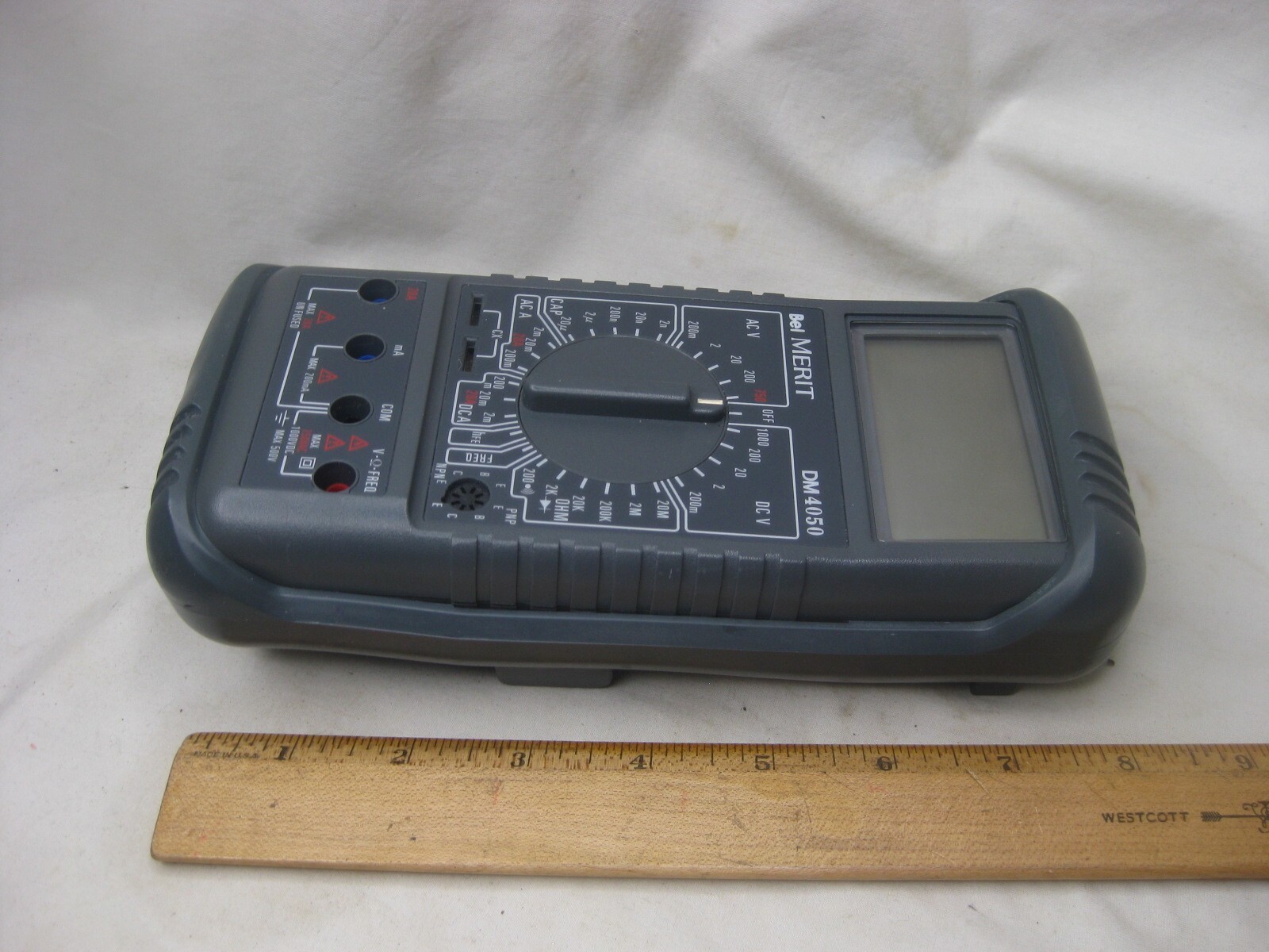 Bel MERIT DM 4050 voltmeter electronic multimeter base unit only *