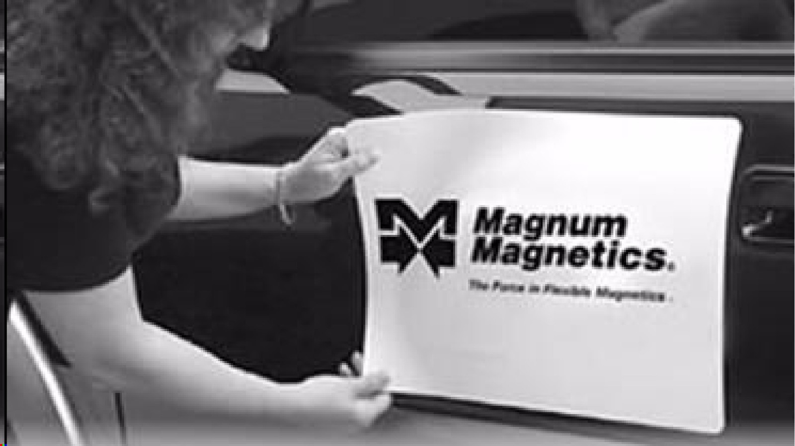 Magnum Mag 5 sheets@ 12" width x 12" sheet 30 Mil. Magnetic Sign Sheet Cars
