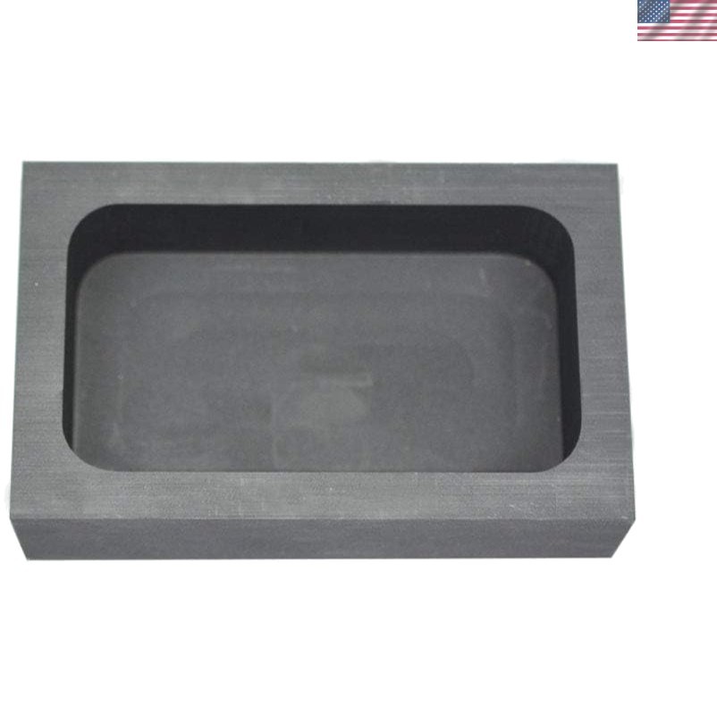 Efficient Graphite Ingot Mold, Short Design, 3kg Capacity for Metalworking