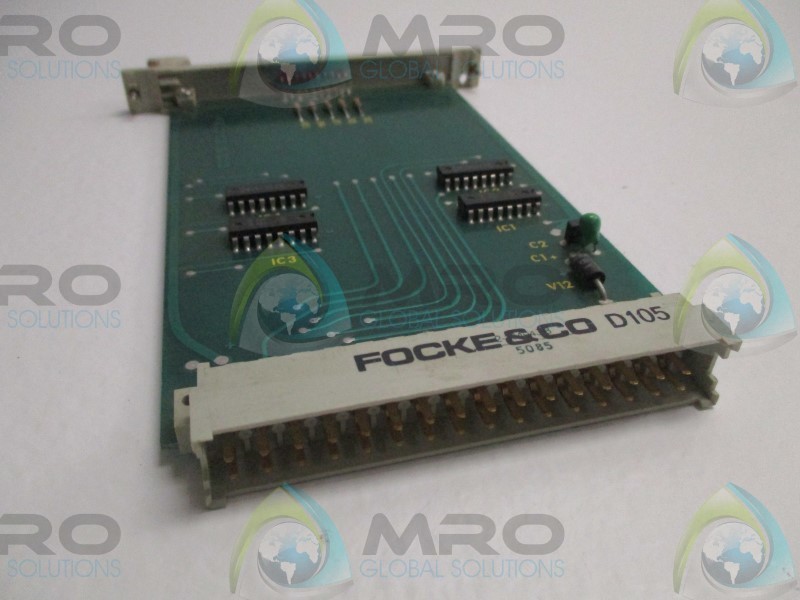 FOCKE D105-0 CONTROL BOARD MODULE UNMP