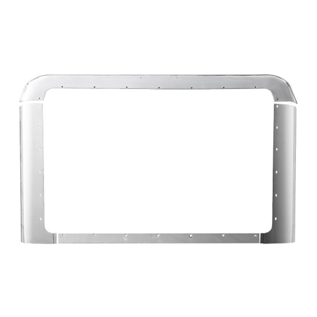 Peterbilt 385 SBA Stainless Steel 4 Piece Grille Surround Set By BESTfit