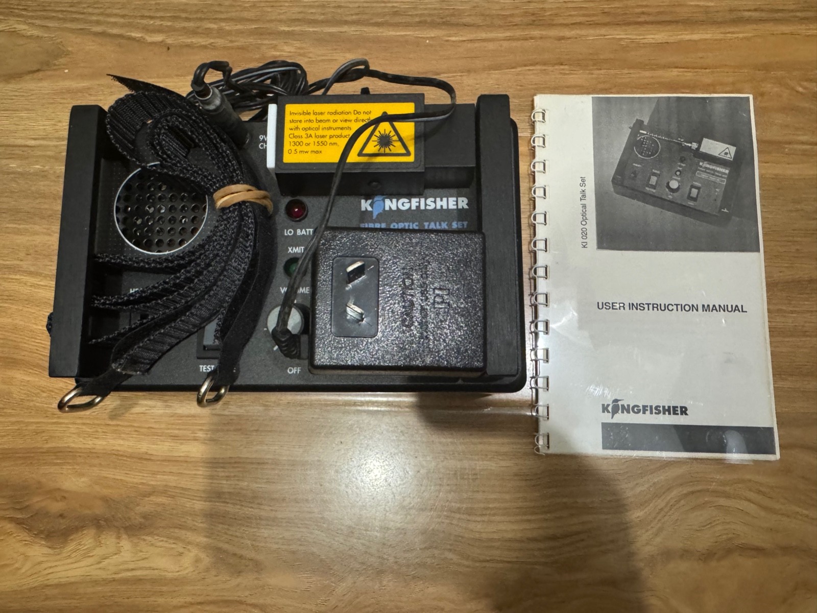 Kingfisher Fibre Optic Talk Set KI020CS with Manual
