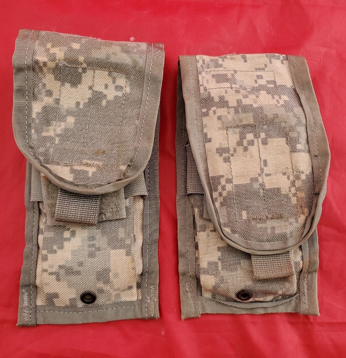 Lot US Of 2 Army Molle II Mag Double Pouch ACU UCP Digital Military Magazine M 4