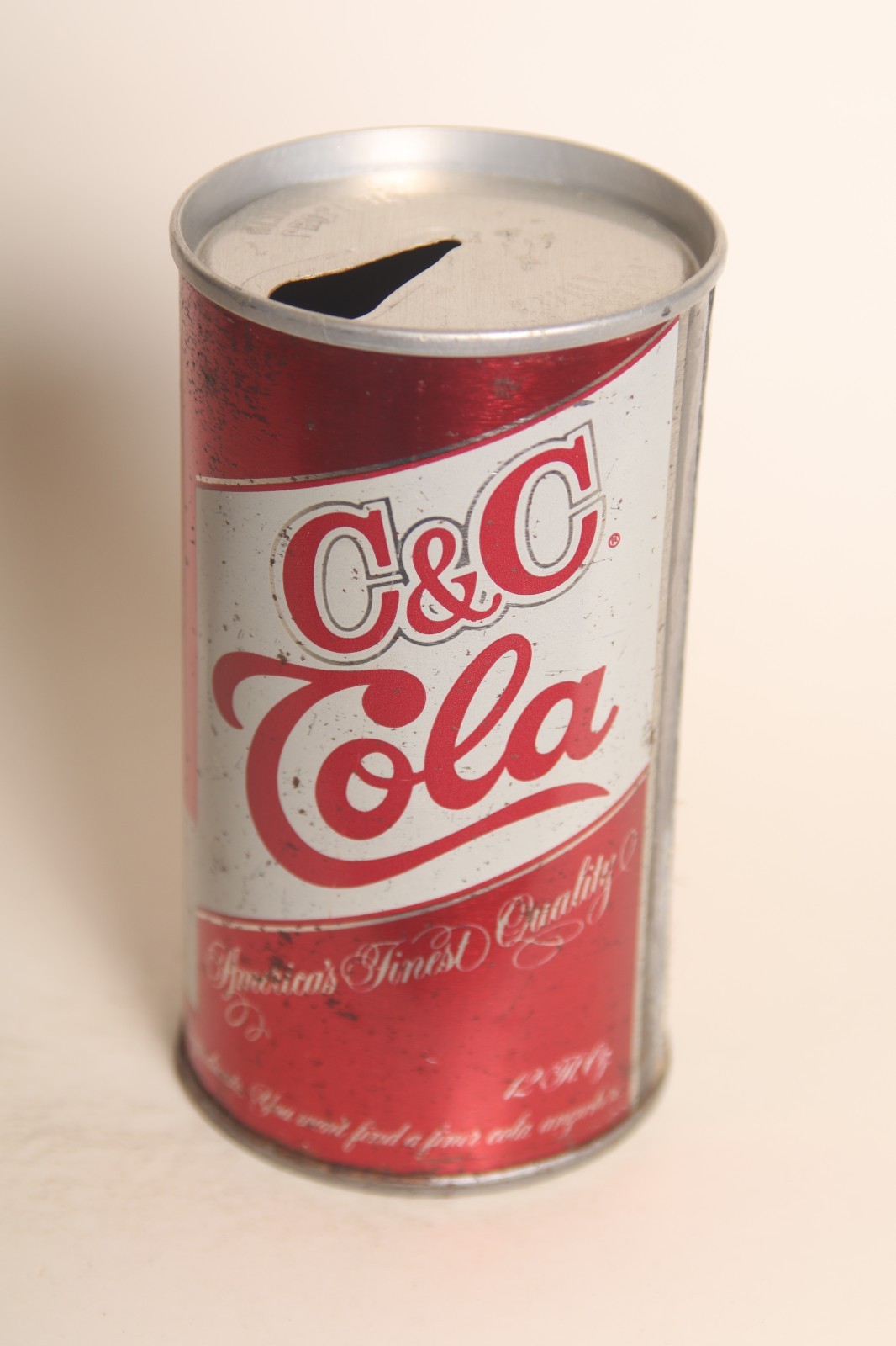 C&C Cola soda can - 12oz metallic