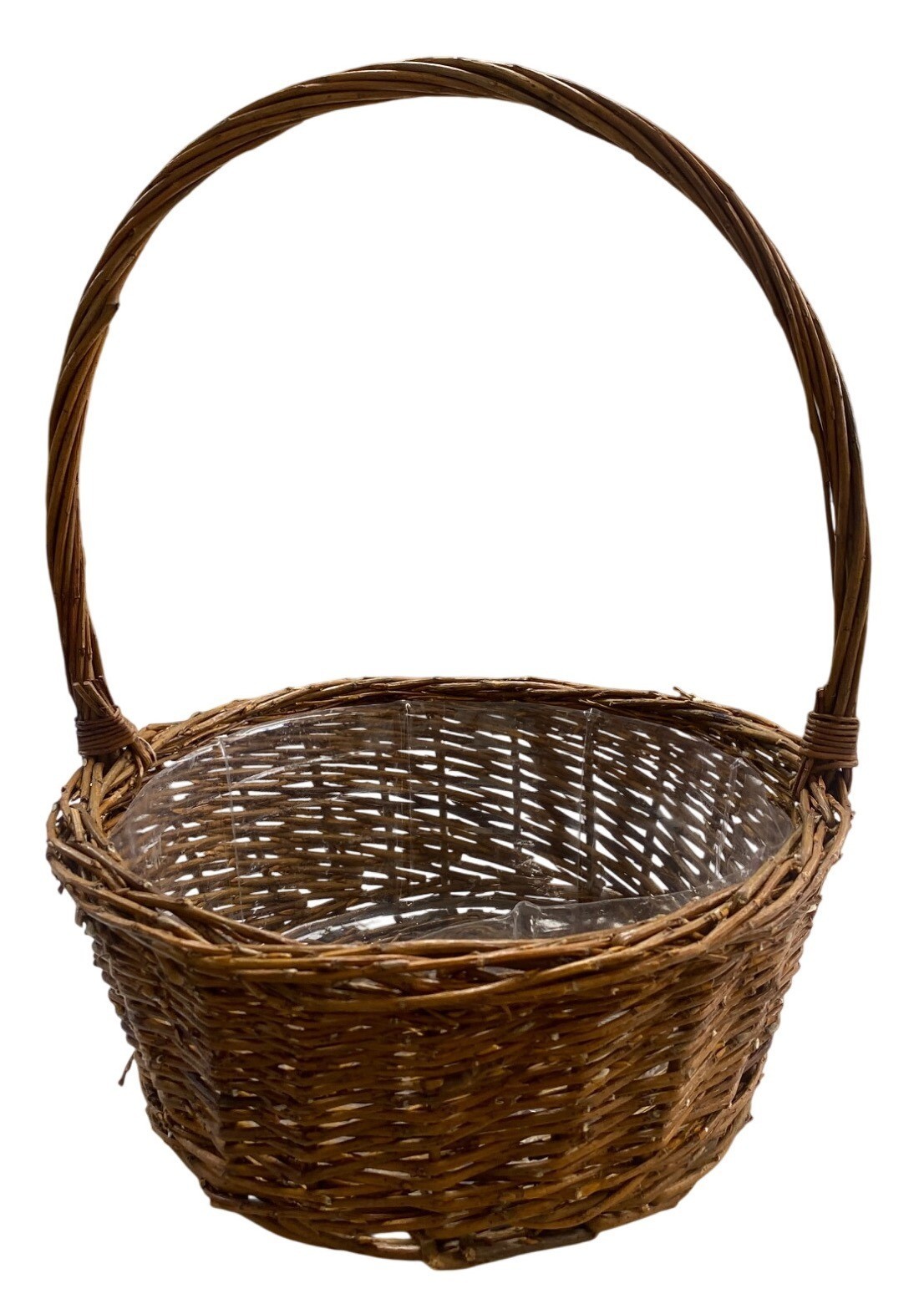 Vintage Wicker Basket With Handle
