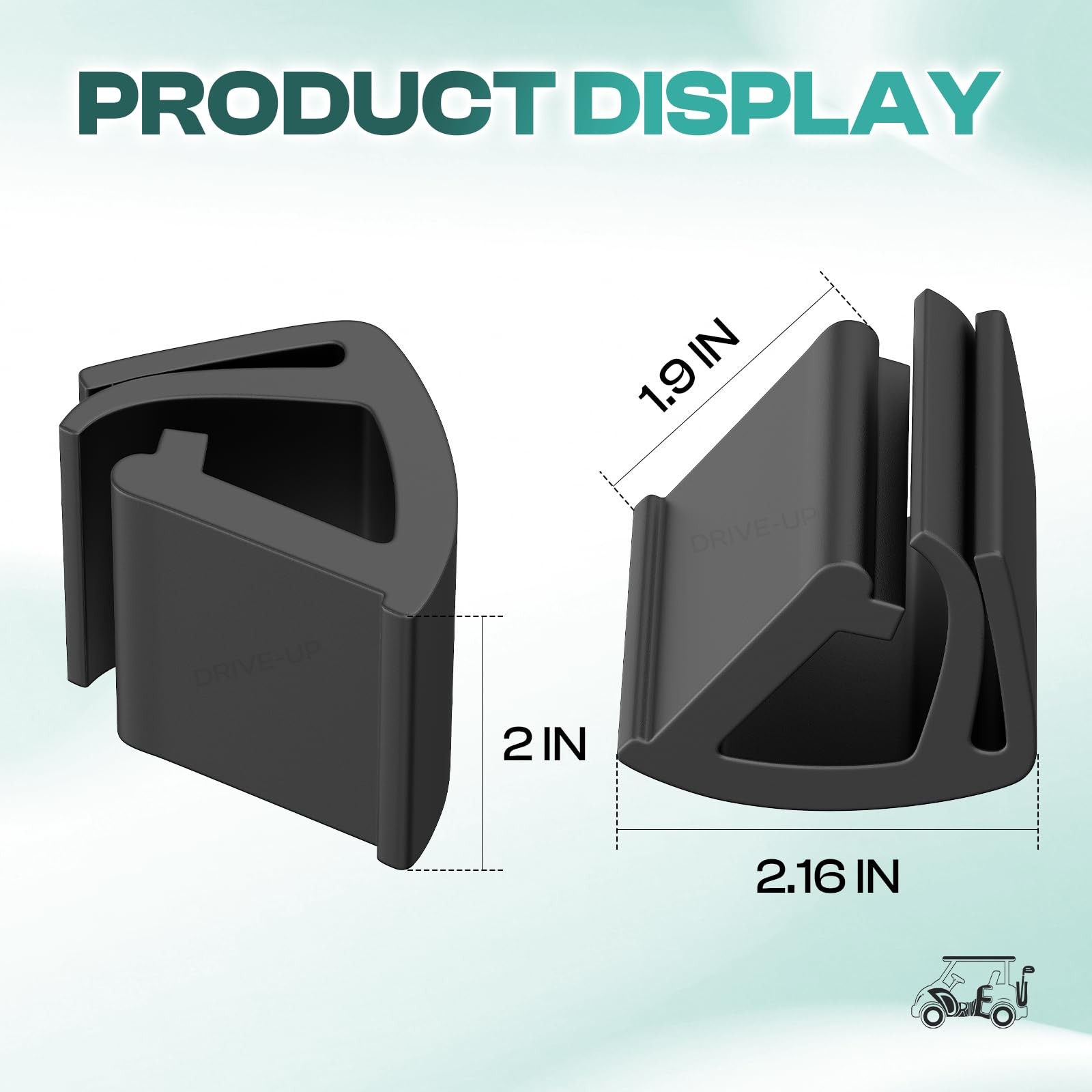 Drive-up Golf Cart Window Clips, One Size, Windshield Retaining Clips