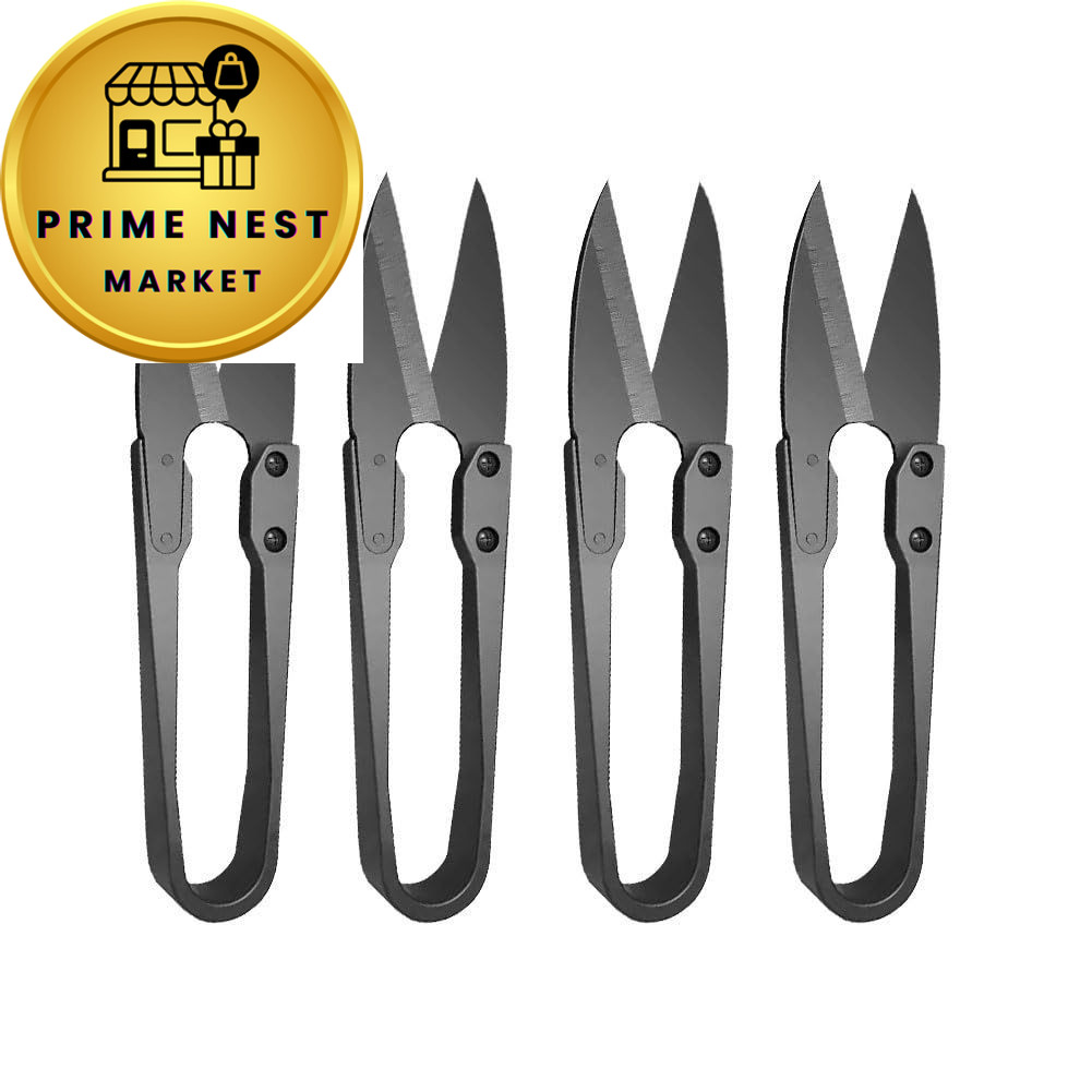 HAISHANG 4 Pack Bonsai Pruning Scissors, Small Shears, Bud and Black