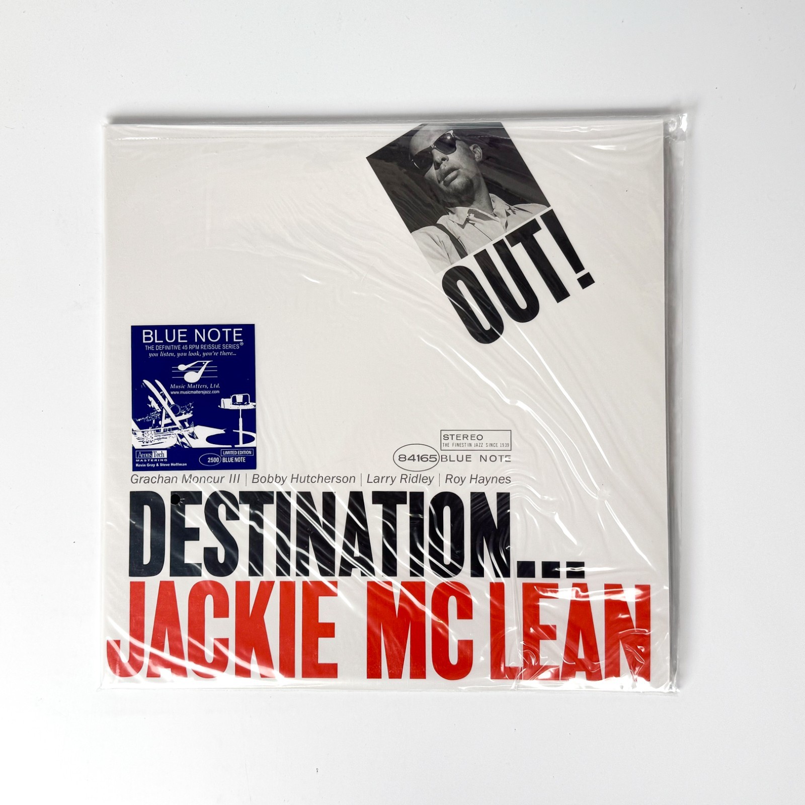 JACKIE MCLEAN Destination Out 2x45 Music Matters Blue Note RARE REVIEW COPY Mint