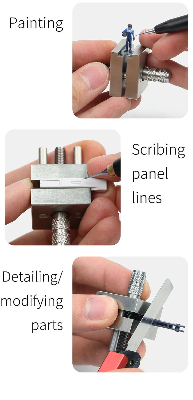 Dspiae AT-MV Stainless Steel Precision Mini Vise'