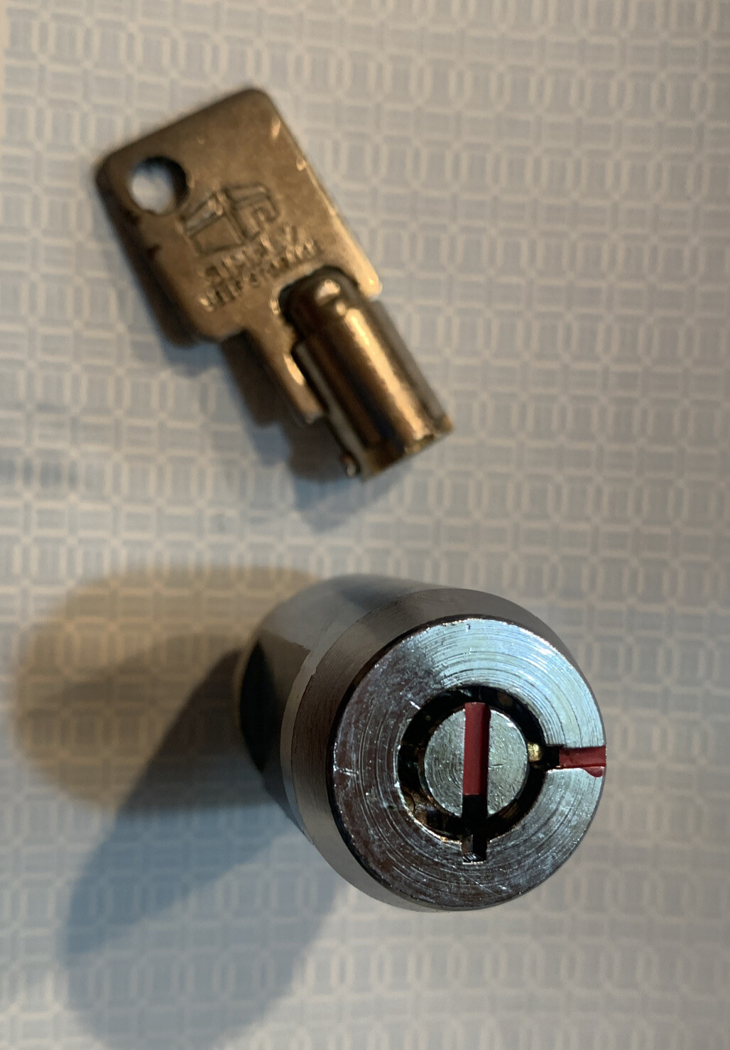 Self Storage Cylinder Lock for Storage Locker - One Cylinder Lock and One Key