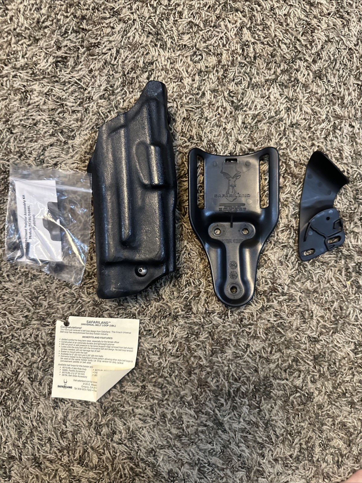 Safariland 6390-832 Glock 17 22 W’ Light RH