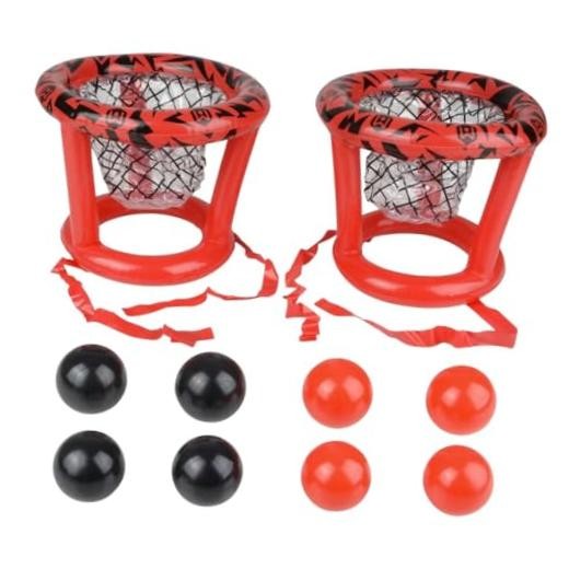 Sports Inflatable Basket Heads, Funny Basketball or Toss Game for Outdoor or