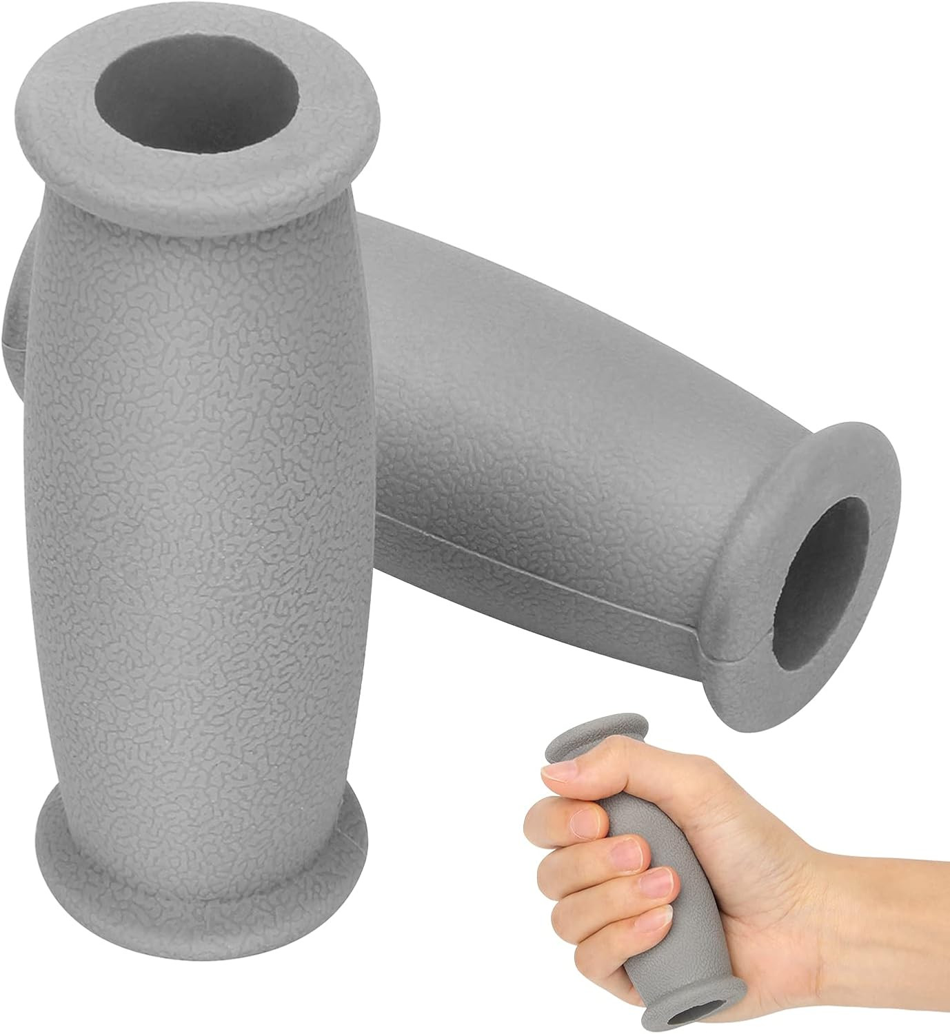 Crutch Hand Grip,  Soft Rubber Crutches Handle Replacement Covers Medical Drive