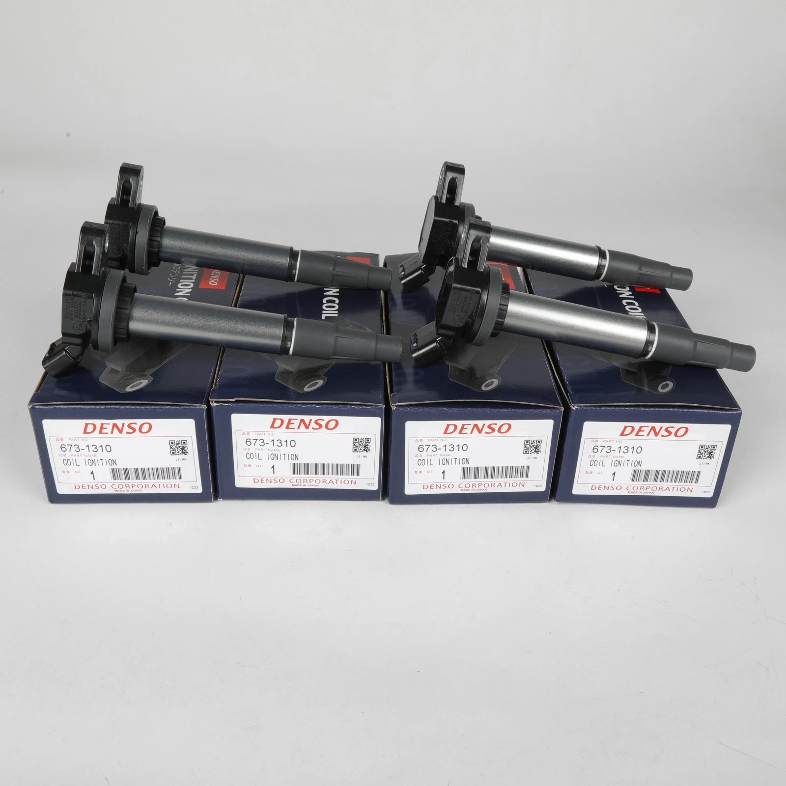 4X Genuine OEM Denso 90919-02258 Ignition Coils 673-1310 For Corolla 1.8L New