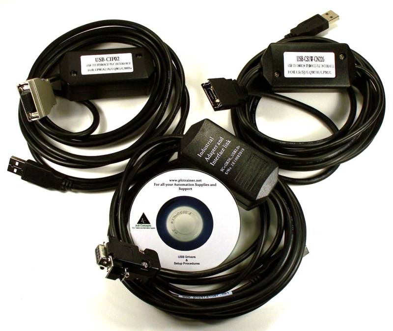 Omron programming set PLC set USB CS1W-CN226 USB-CIF02 USB-C200HS-CN220-EU