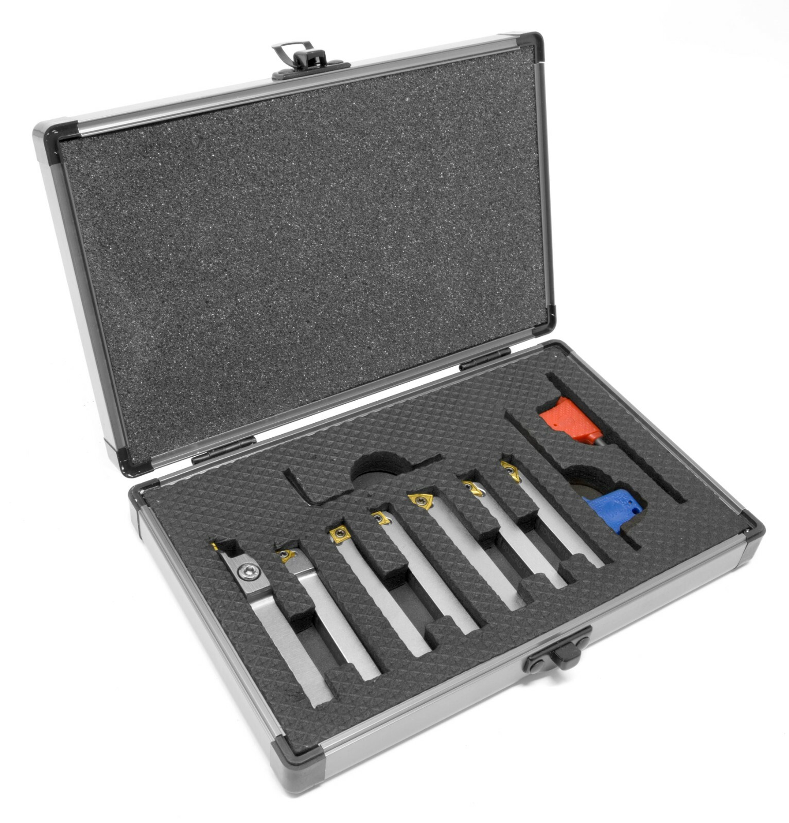WEN MLA007 7-Piece 5/16-Inch Indexable Carbide-Tipped Metal Lathe Tool Bits