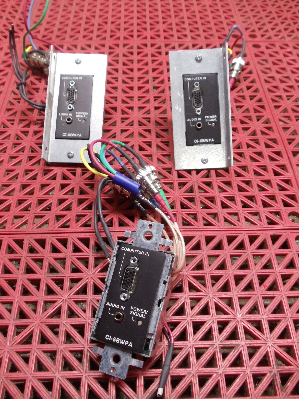 FSR INC CI-5BWPA Computer Interface Wall Plate Audio Video