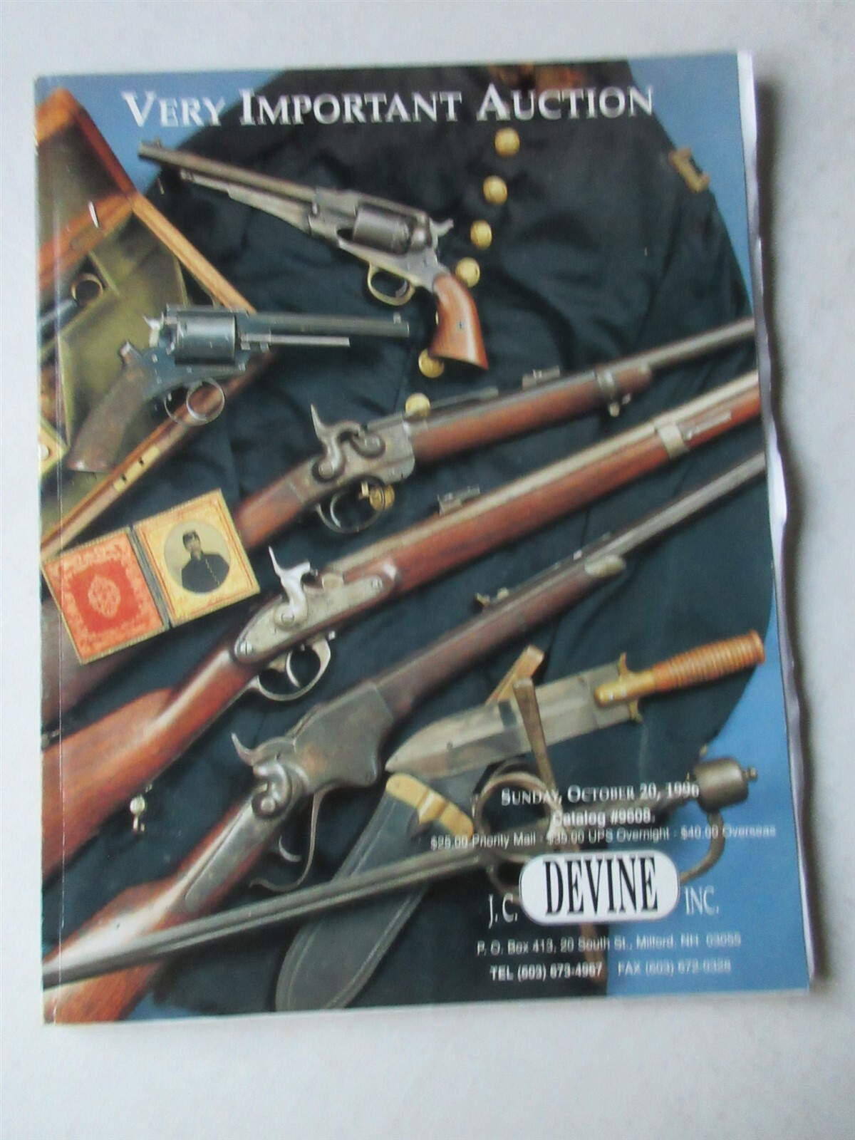 J.C. Devine Antique, Modern Sporting & Military Firearms Auction Catalog 10/1996