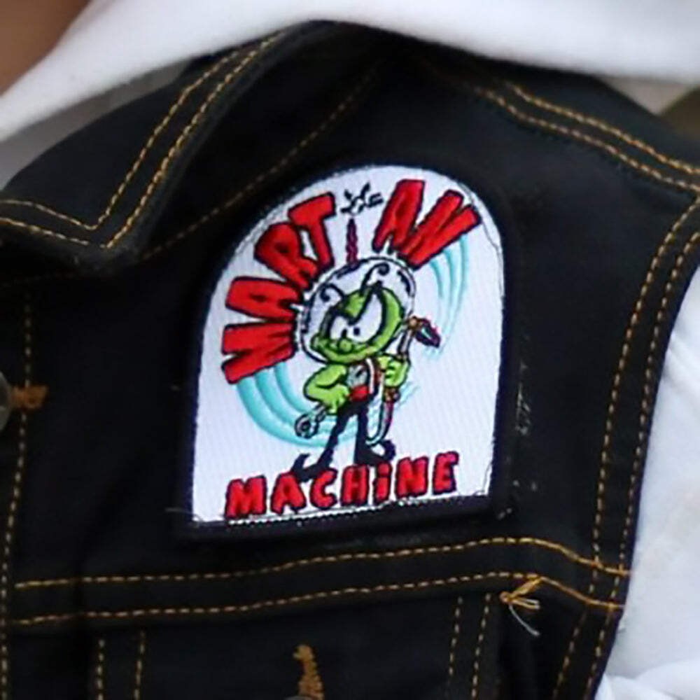Martian Machine Tombstone Embroidered Patch