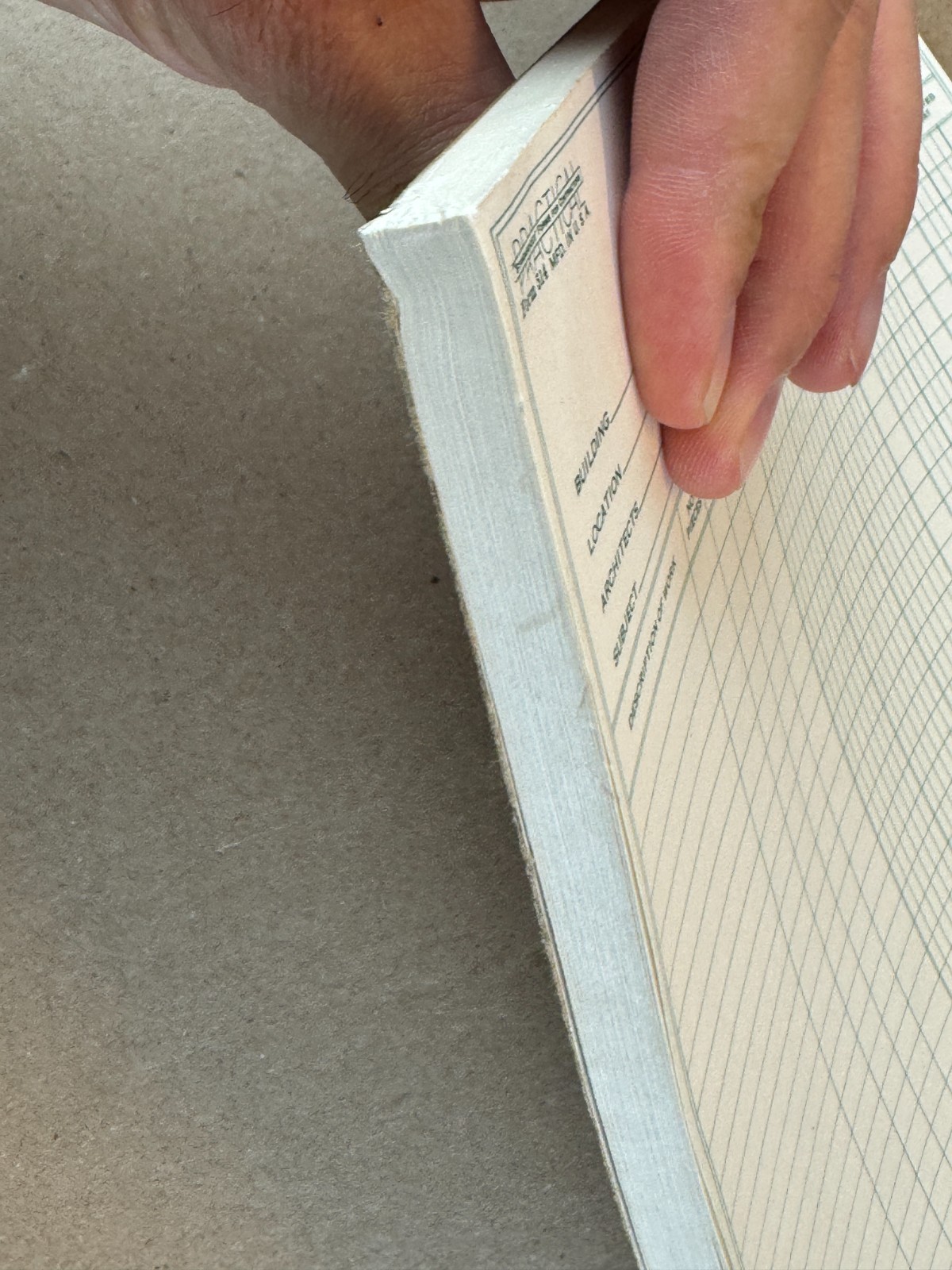 NOS Vintage Practical Form 514 "General Estimate" Pad for contractor Made USA