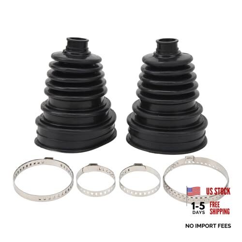 2Pcs Universal CV Boot Repair Kit, 4.7 x 3.5 x 0.8in CV Axle Boot Repair Kit,
