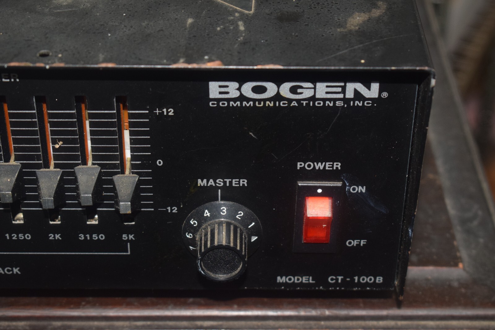 Bogen CT-100B Microphone Mixer /Amplifier - Tested and Working = 100 Watt