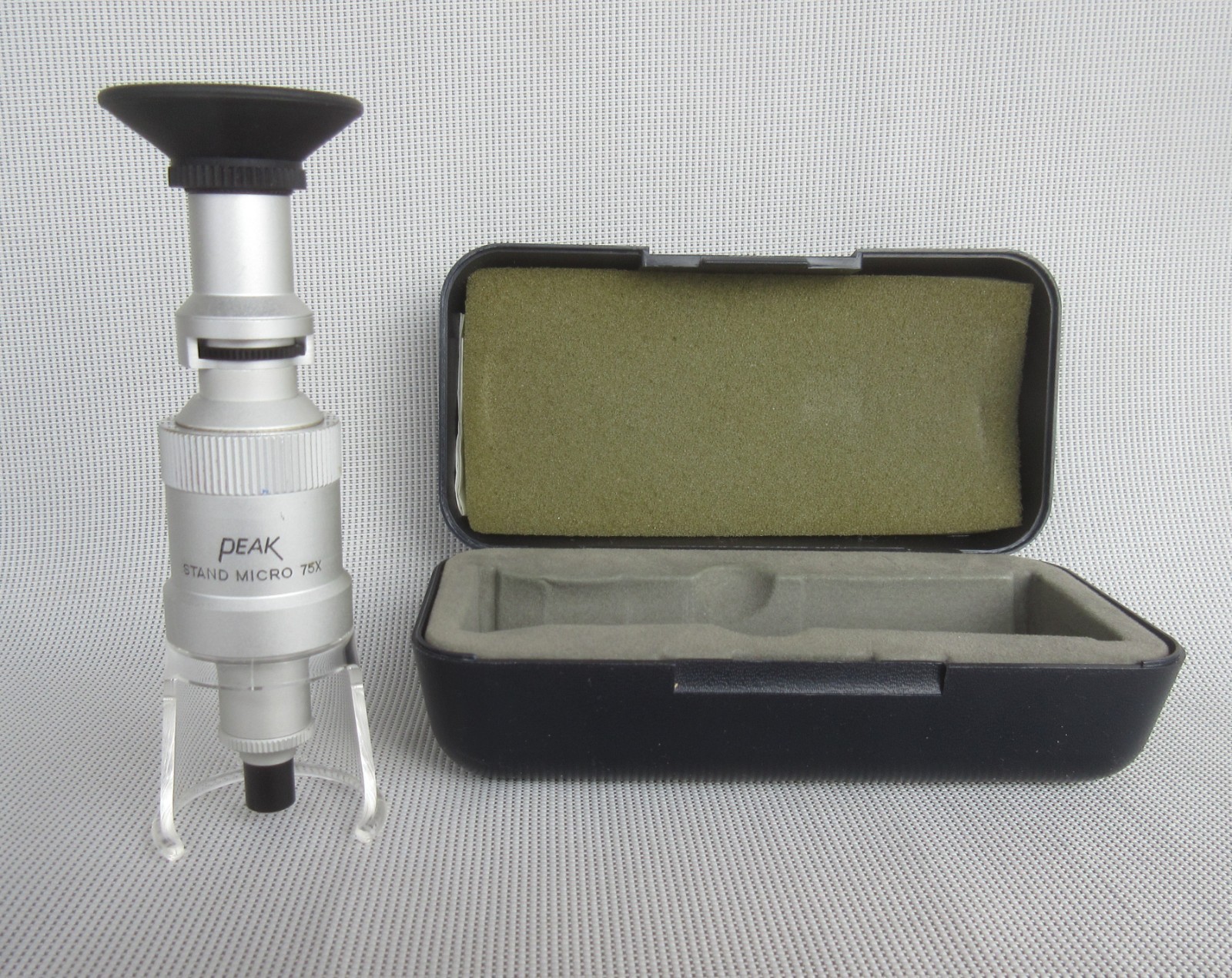 PEAK 2008-75X Stand Micro Loupe Microscope W/ Case