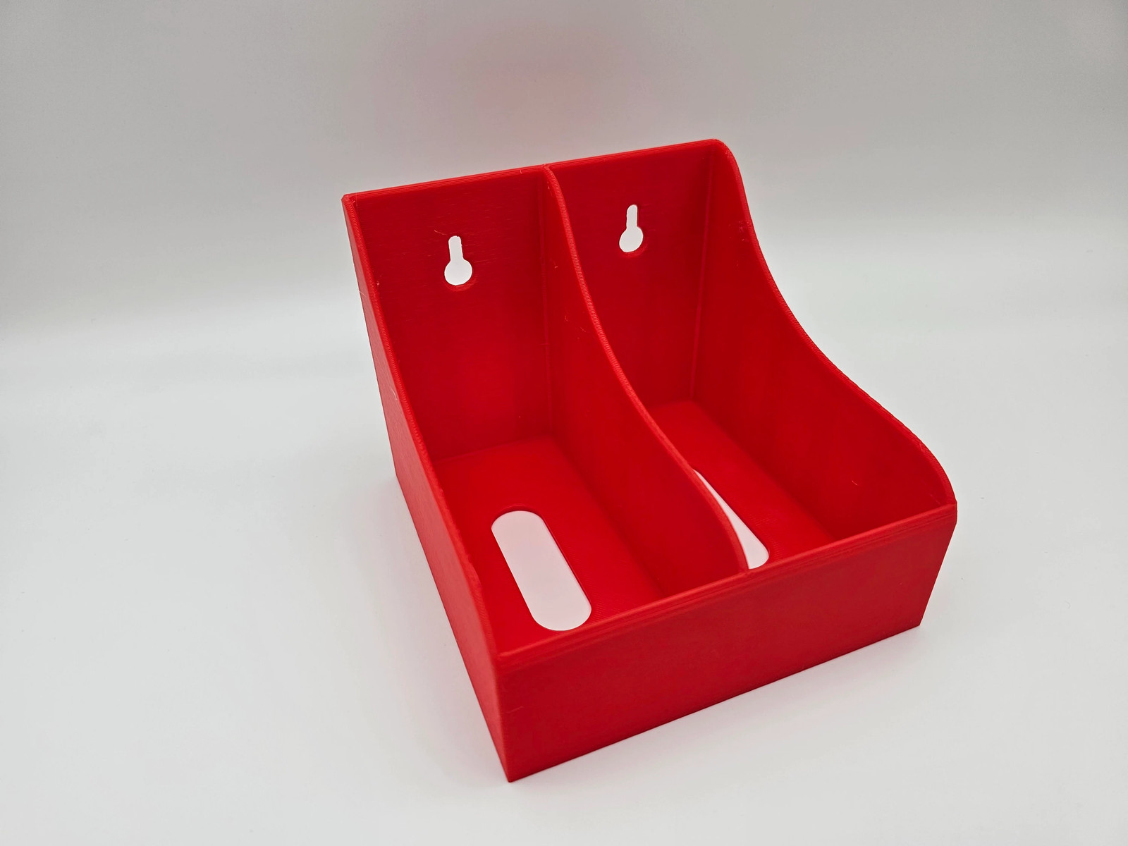 Bit Box Wall Mount Compatible with Milwaukee Packout - Holds Two Drill Bit Boxes
