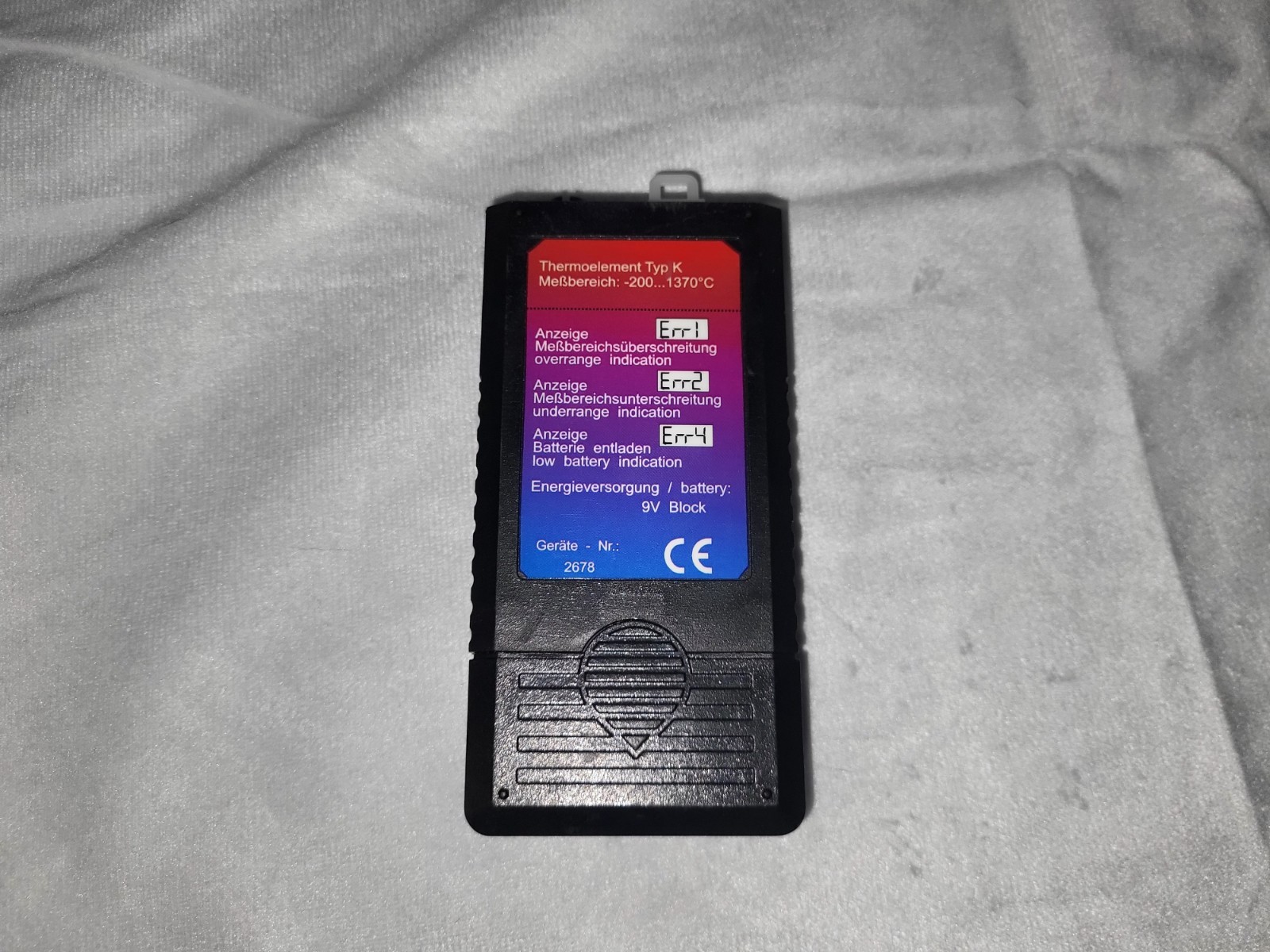 Handheld thermometer DTM300 Type k
