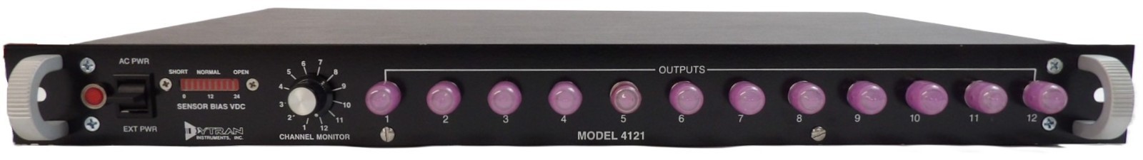 Dytran Instruments Model 4121 Accelerometer 12 Channel Power Unit Working