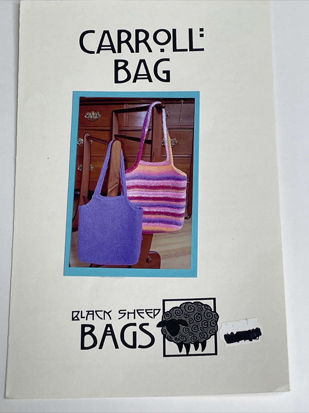 Black Sheep Bags Carroll Bag Knitting Pattern