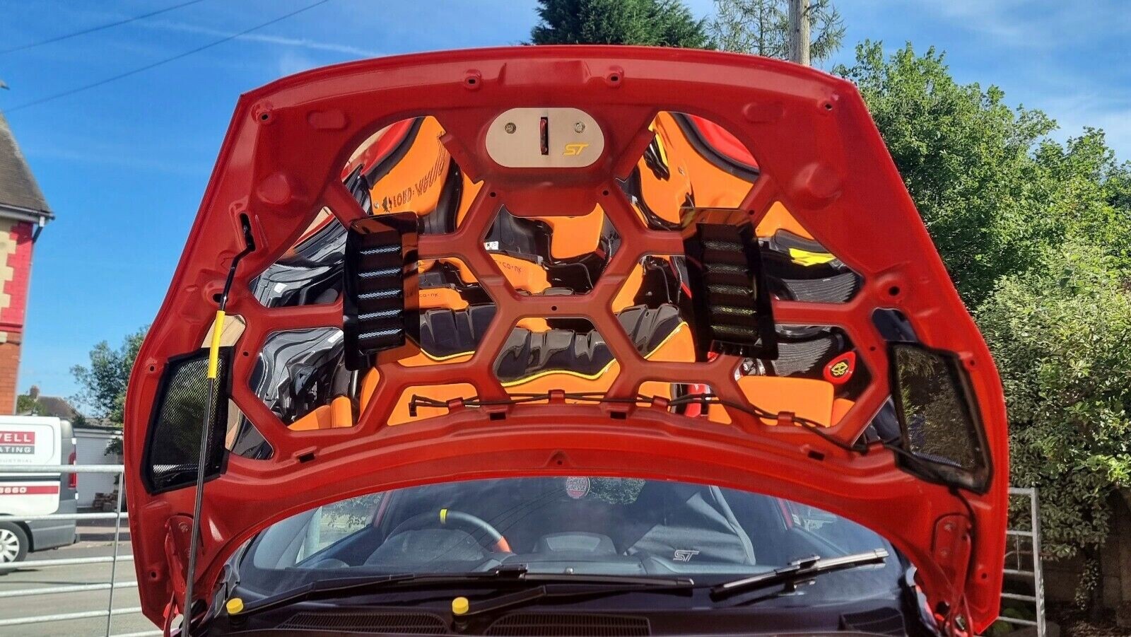 RS FOCUS BONNET VENT UNDERBONNET TRIM PLATES
