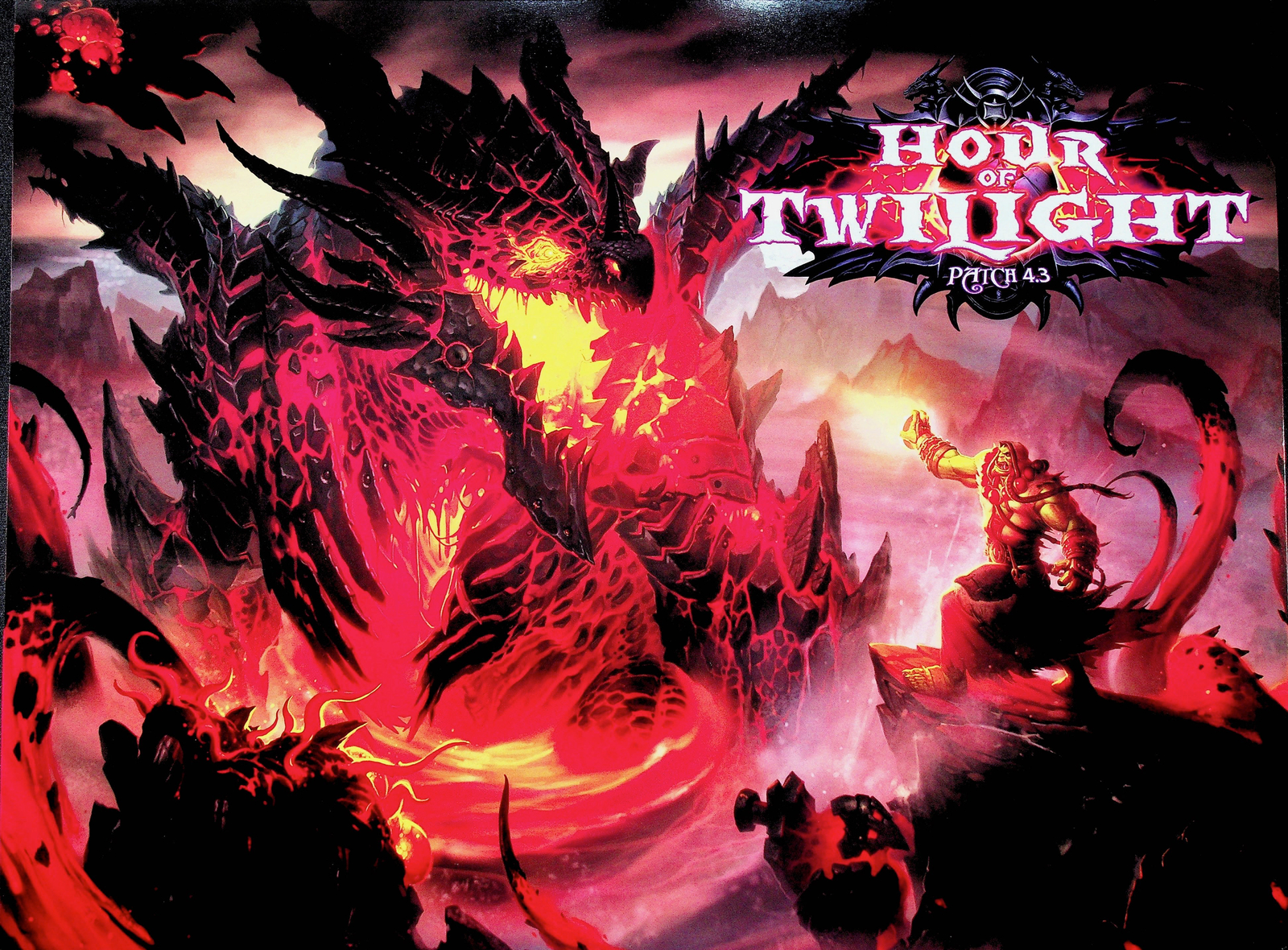 Poster World Of Warcraft Hour of Twilight Video Game Print 11.5x16 WoW MMORPG