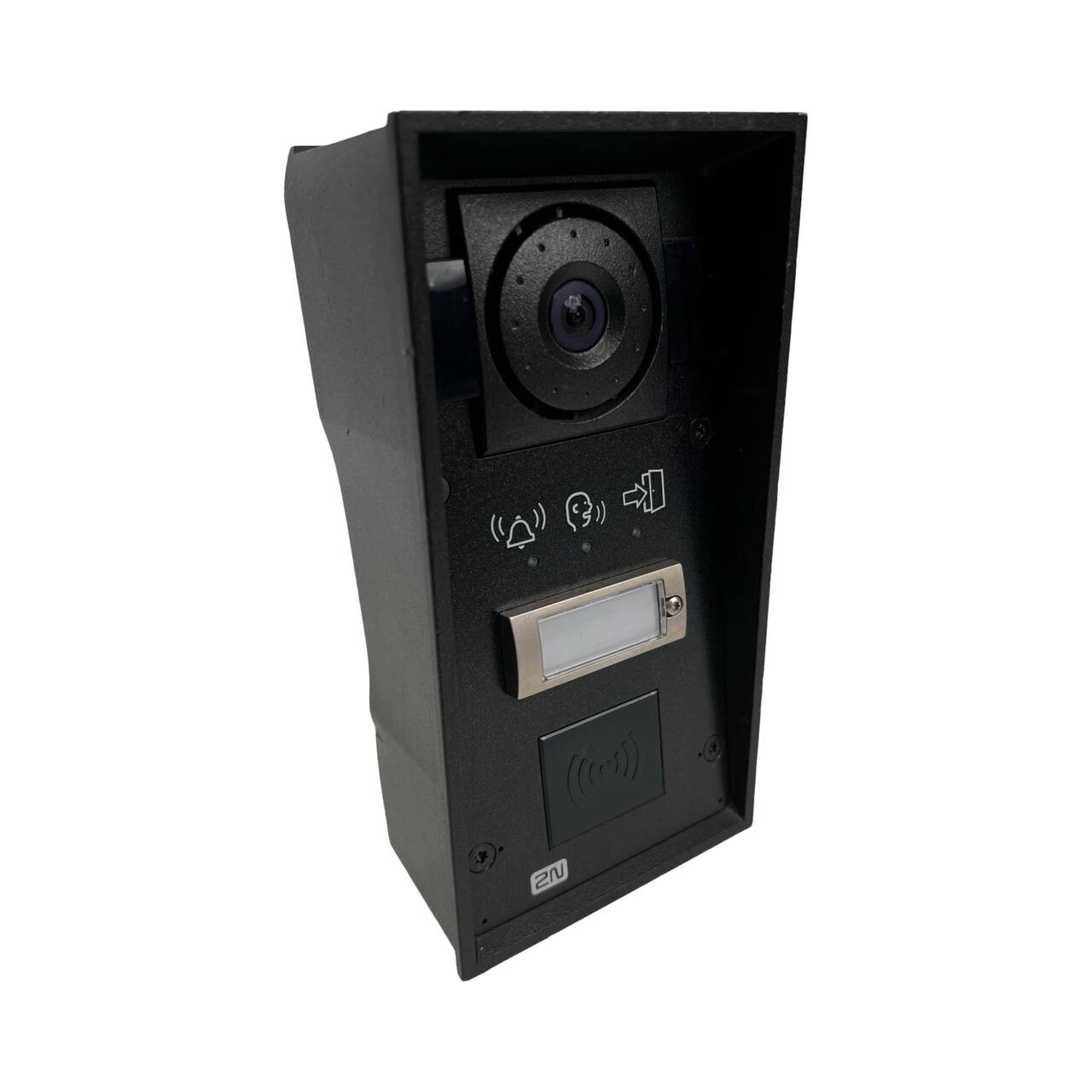 2N Helios IP Force Intercom 1 Button HD Camera Card Reader 9151101CHRPW Licensed